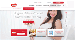 Desktop Screenshot of origin.huggies.com.my