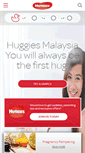 Mobile Screenshot of origin.huggies.com.my