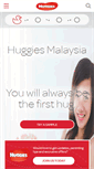 Mobile Screenshot of huggies.com.my