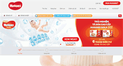 Desktop Screenshot of huggies.com.vn